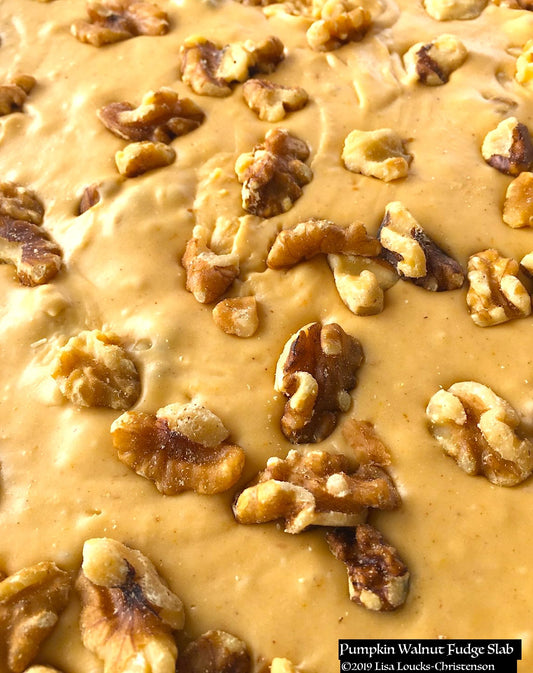 Pumpkin Walnut Fudge