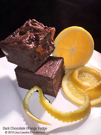 Dark Chocolate Orange Fudge